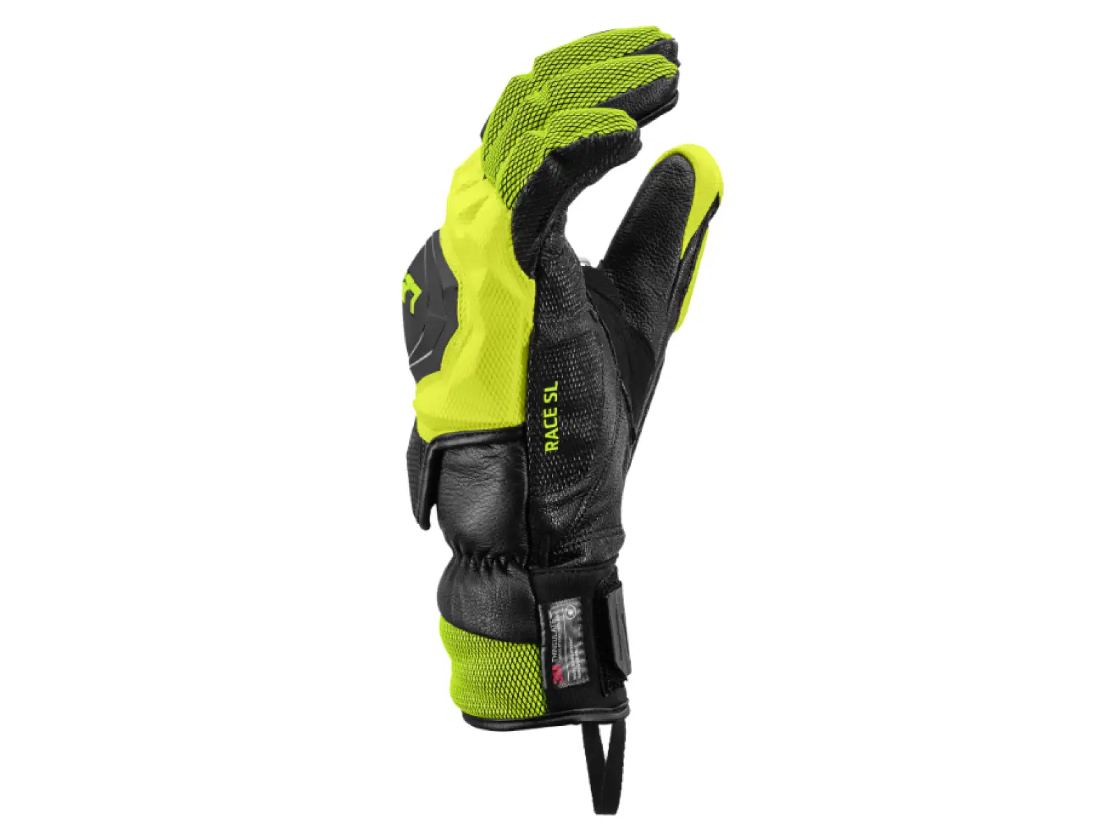 Leki WCR Venom SL 3D závodní rukavice Black-Ice Lemon