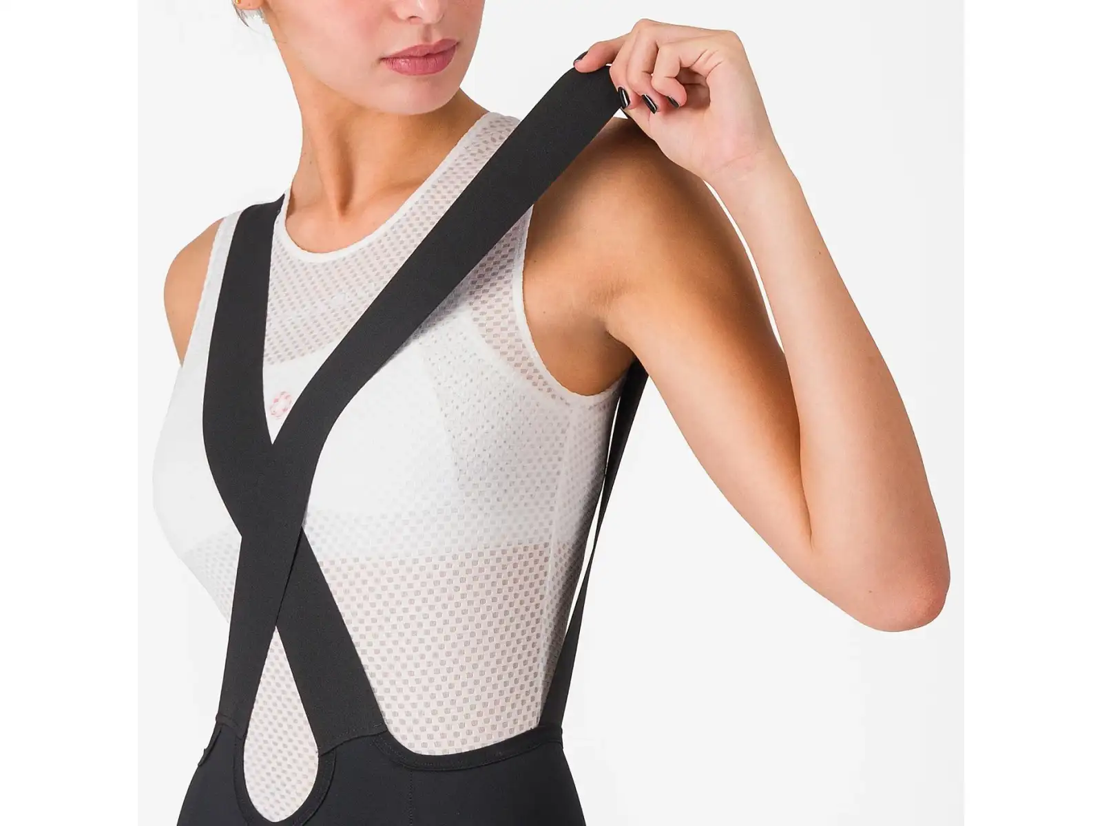 Castelli Velocissima 3 dámské kraťasy s laclem Black/Silver