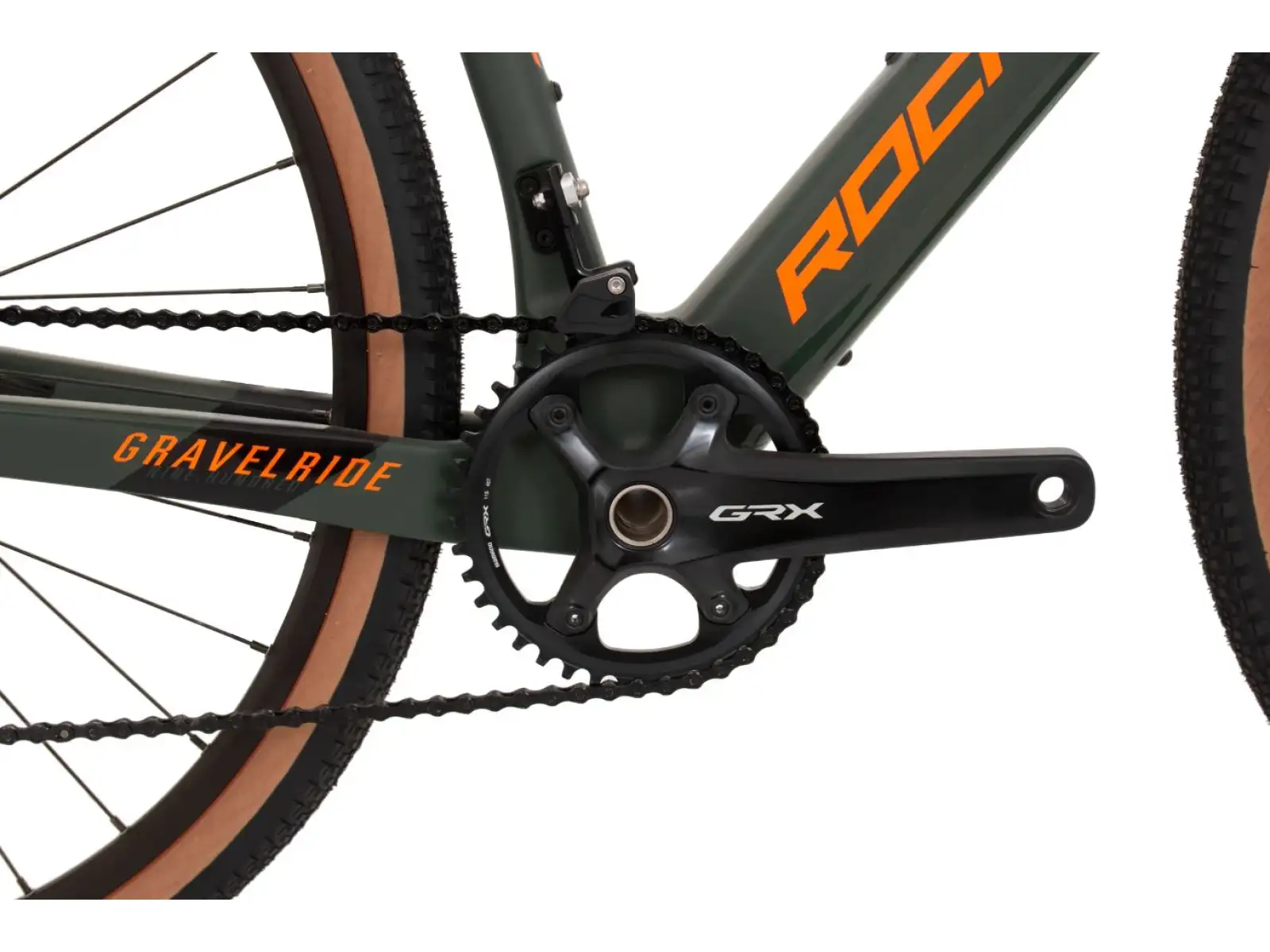 Rock Machine Gravelride CRB 900 khaki/oranžová gravel kolo