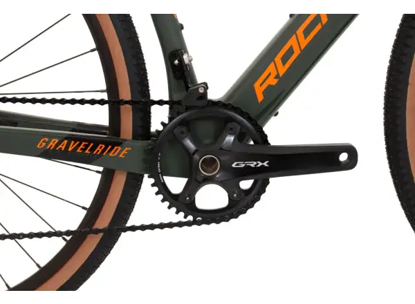 Rock Machine Gravelride CRB 900 khaki/oranžová gravel kolo
