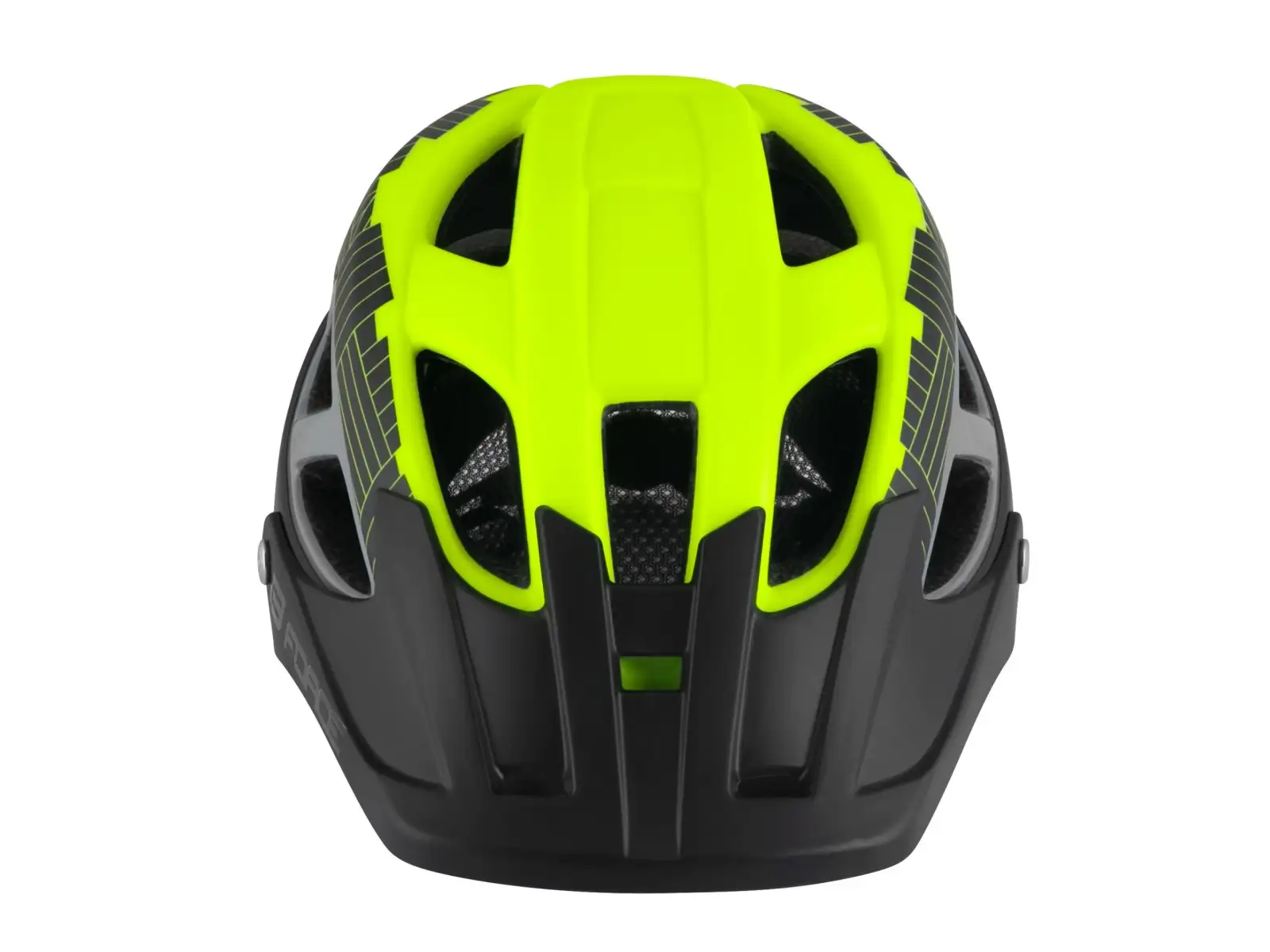 Force Aves MTB přilba fluo/černá matná