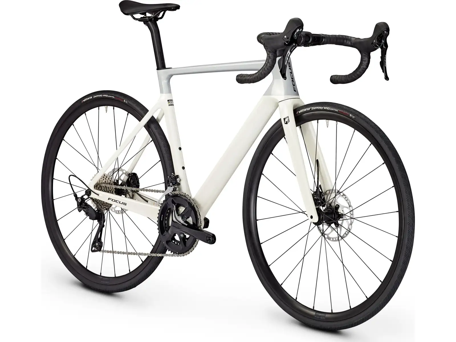 Focus Izalco MAX 8.7 DI silniční kolo Silver Glossy/White Metallic Glossy