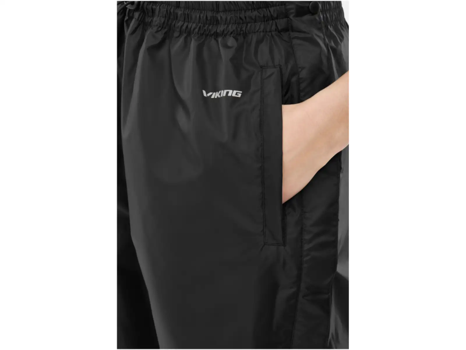 Viking Active Line Rainier dámské celorozepínací kalhoty Black