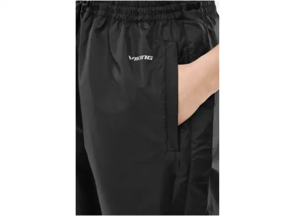 Viking Active Line Rainier dámské celorozepínací kalhoty Black