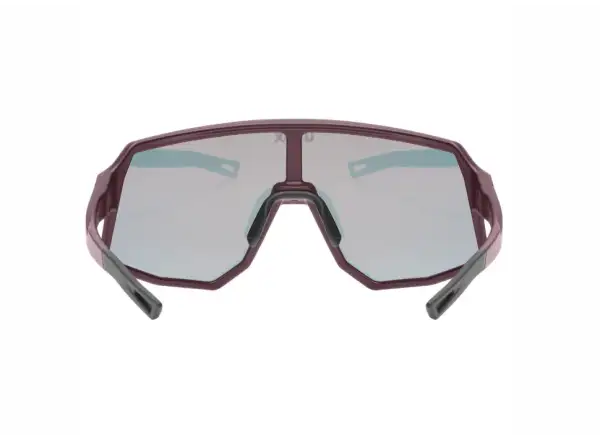 Uvex Sequenze CV cyklistické brýle Burgundy matt/Mirror Red