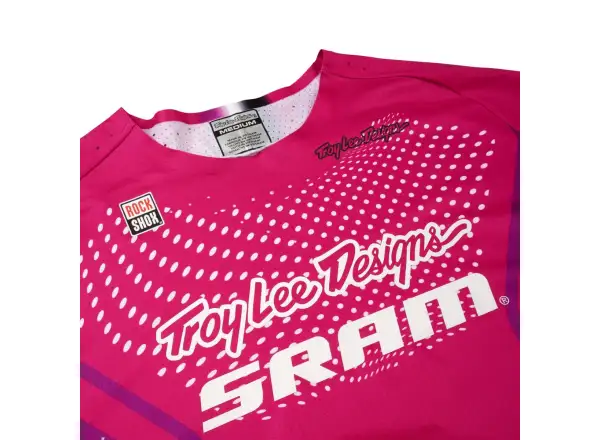 Troy Lee Designs x SRAM Sprint Ultra pánská dres dlouhý rukáv Radioscape Fuchsia
