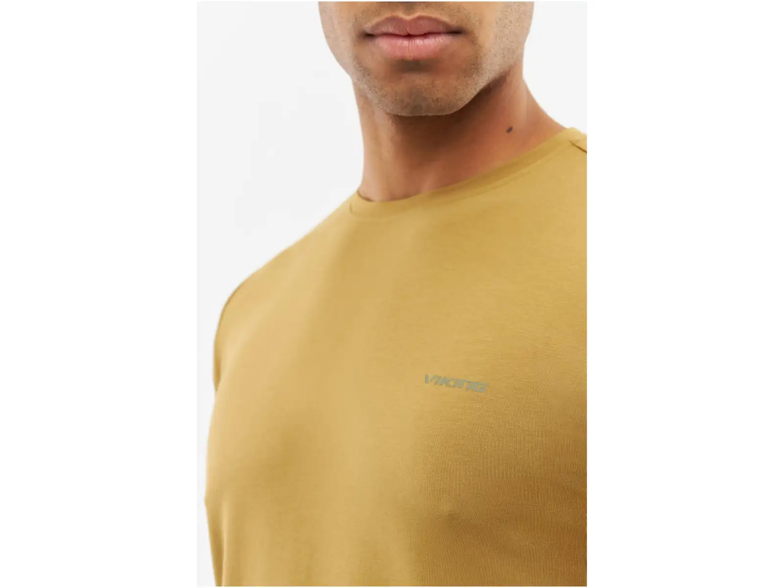 Viking Harvi pánské tričko krátký rukáv light brown