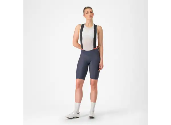 Castelli Prima 2 DT dámské kraťasy s laclem Twilight Blue/Hibiscus