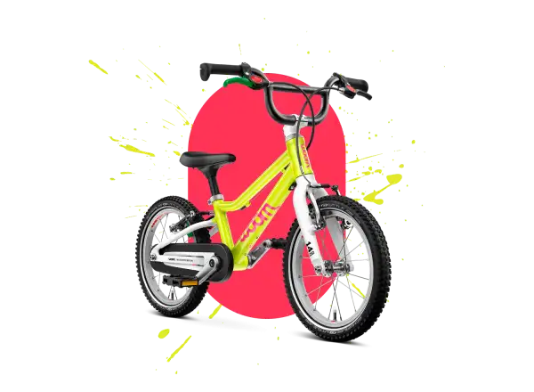 Woom GO 2 dětské kolo neon lime