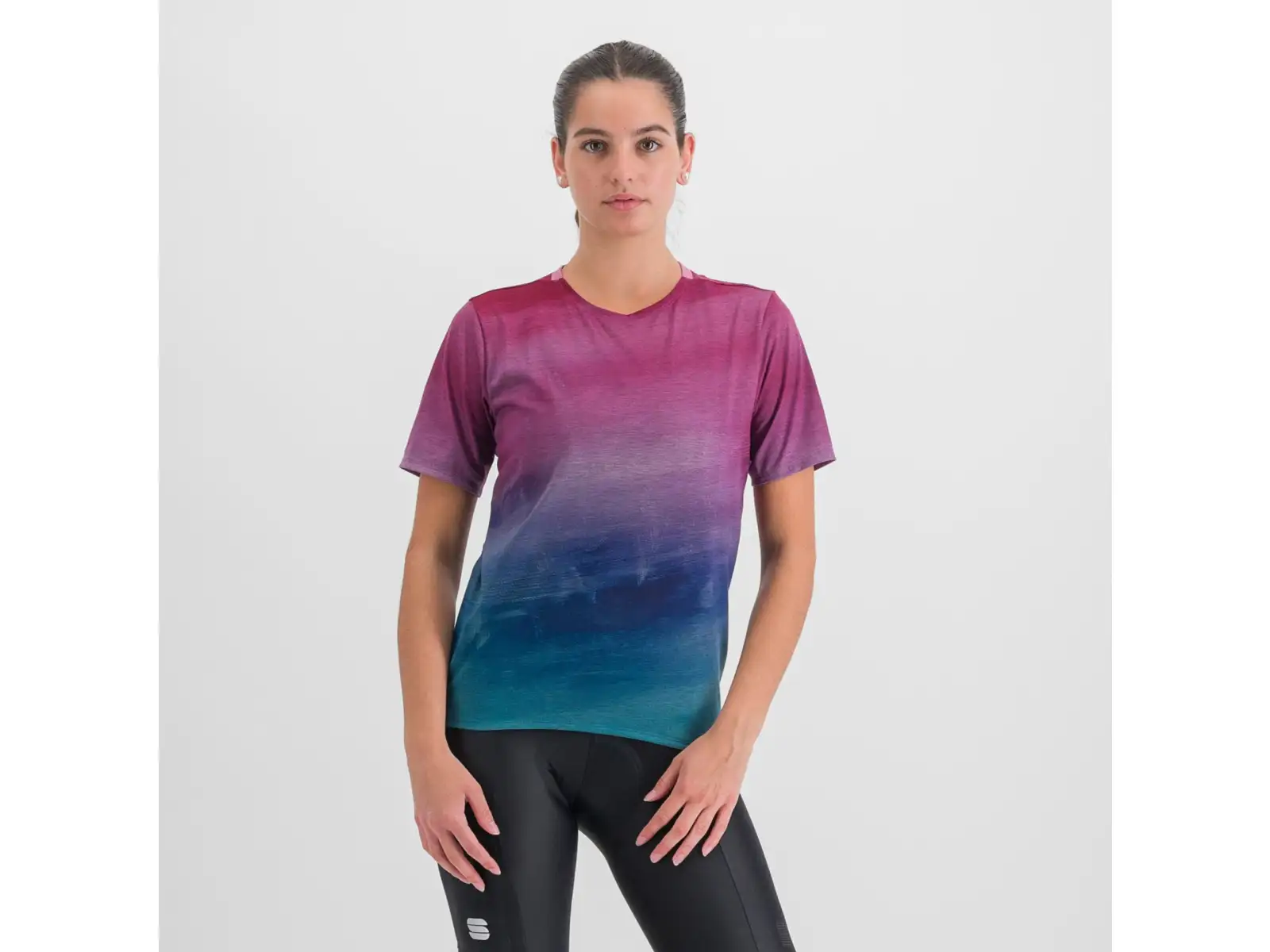 Sportful Flow Giara dámský dres krátký rukáv berry blue pink