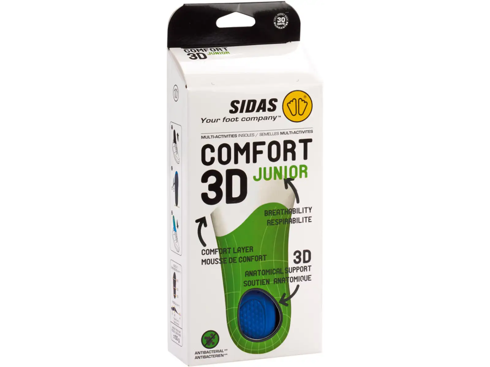 Sidas Comfort 3D Junior vložky do bot 1 pár