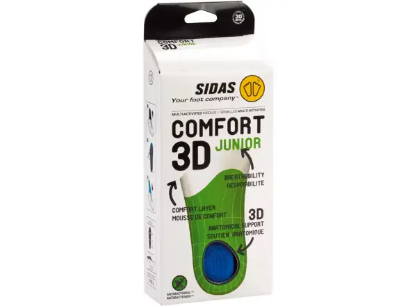 Sidas Comfort 3D Junior vložky do bot 1 pár