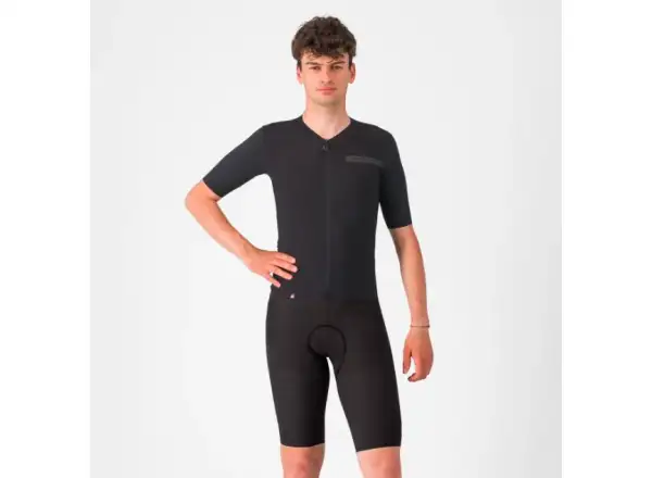 Castelli Premio Evo pánské kraťasy s vložkou a laclem Black