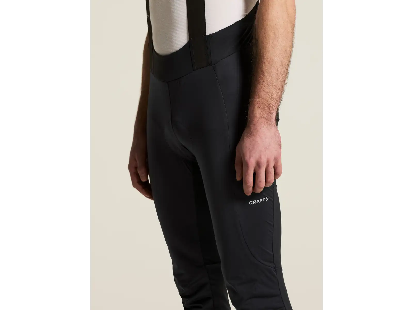 Craft Bike SubZ Wind Bib C3 pánské kalhoty s laclem a vložkou černá