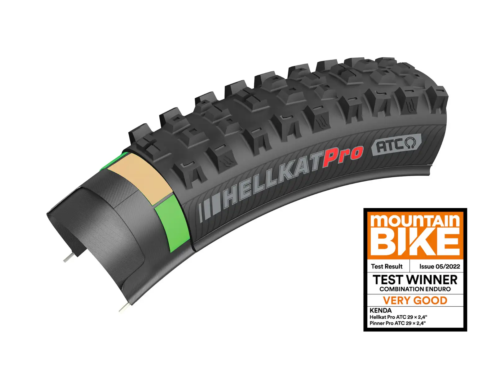 Kenda K-Series Hellkat AllMountain 120TPI K-1201 TR 27,5x2,40" MTB plášť kevlar
