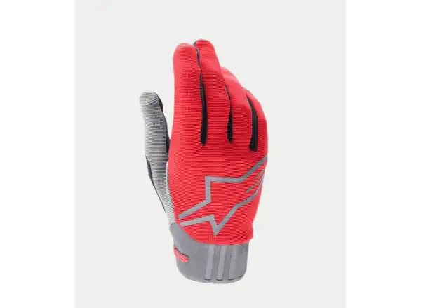 Alpinestars A-Dura dětské rukavice Red Fluo