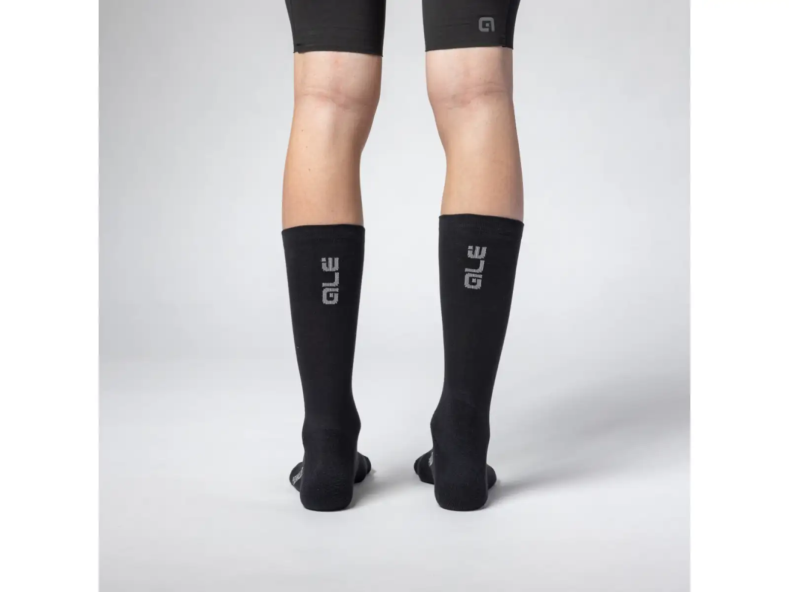 ALÉ Thermo 2.0 zimní cyklistické ponožky Black