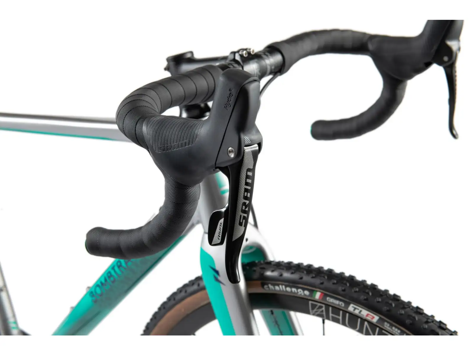 Bombtrack Tension 2 cyklokrosové kolo Glossy Grey / Green