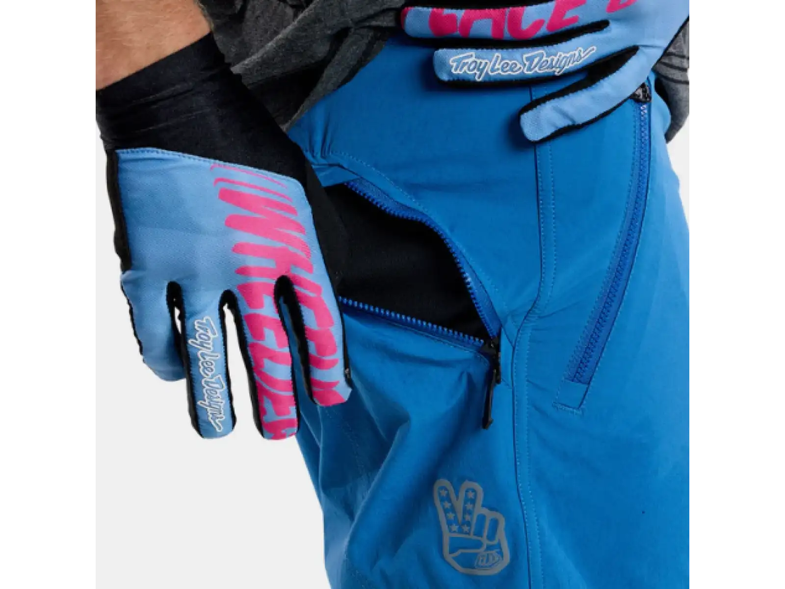 Troy Lee Designs Skyline Trail Short pánské kraťasy Washed Out Cobalt