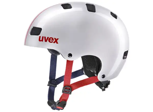 Uvex Kid 3 dětská přilba Race Silver 2021 vel. 51-55cm