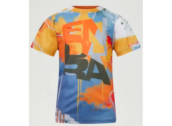 Endura SingleTrack Core dětský dres krátký rukáv Yellow Mustard