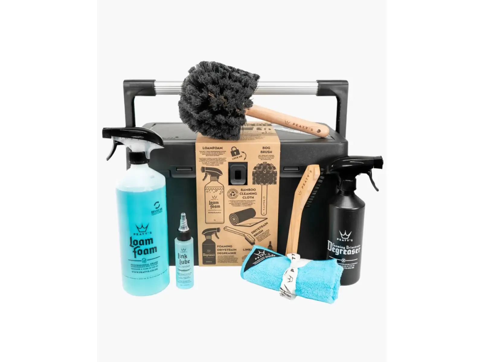 Peatys Complete Bicycle Cleaning Kit Dry Lube mycí sada