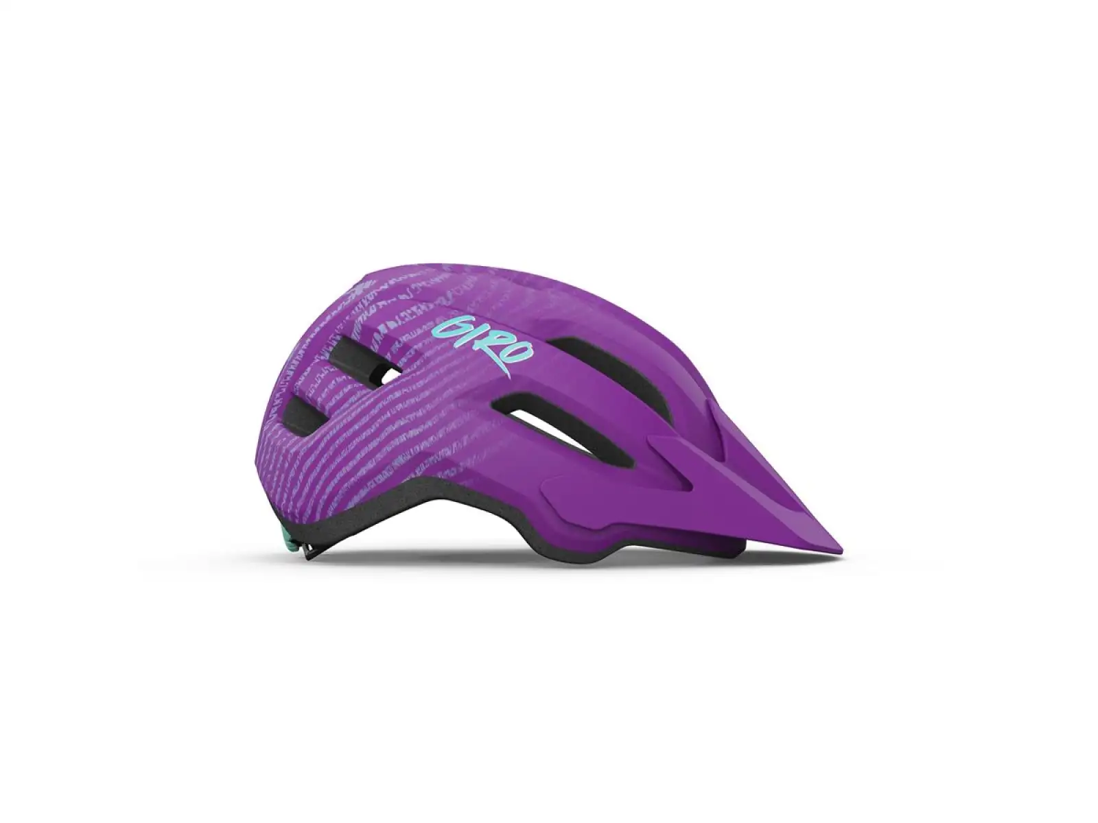 Giro Fixture II Youth dětská přilba Mat Purple Ripple