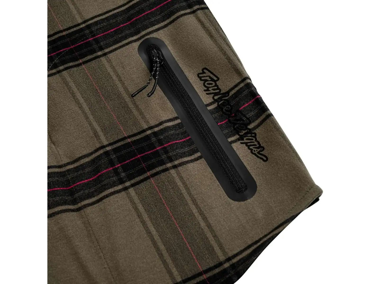 Troy Lee Designs Grind Flannel Paid pánská košile Dark Pine