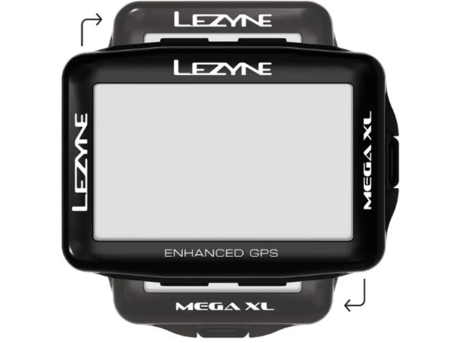 Lezyne Mega XL GPS navigace černá