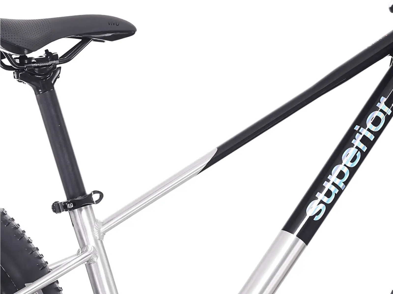 Superior TEAM 27.3 dětské kolo Gloss Brushed Alu / Rainbow Black