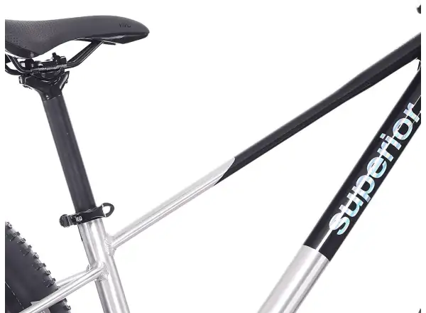 Superior TEAM 27.3 dětské kolo Gloss Brushed Alu / Rainbow Black
