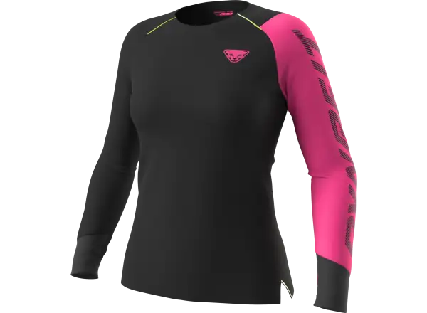 Dynafit DNA dámské běžecké triko dlouhý rukáv Pink Glo