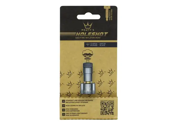 Peatys Holeshot CO2 hlavice pumpy Slate