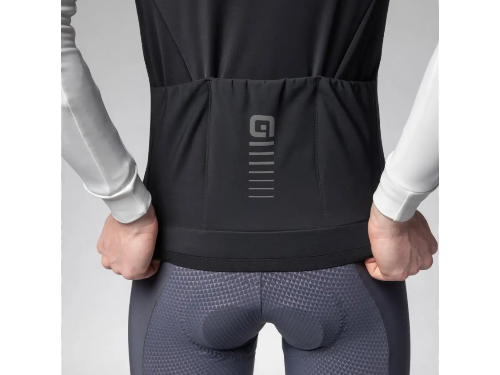Alé PR-E Thermo 2.0 pánská cyklistická vesta Black