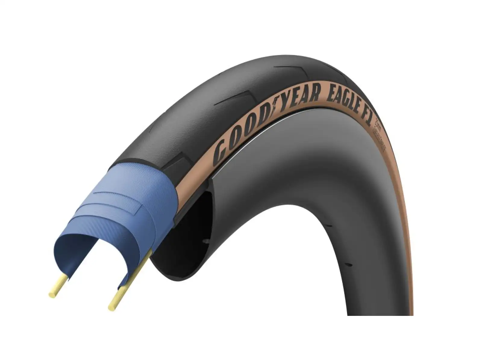 Goodyear Eagle F1 Tubeless Complete silniční plášť kevlar Transparent