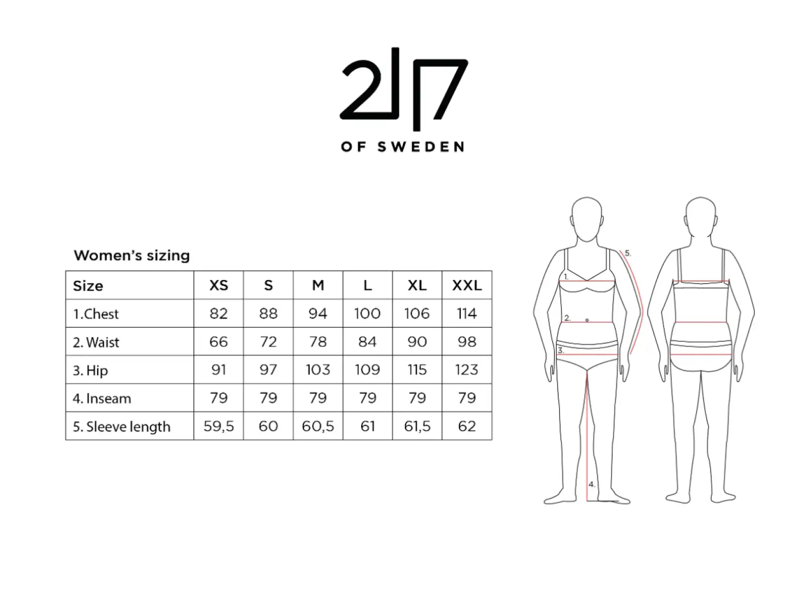 2117 of Sweden Kabo dámské lyžařské kalhoty Black