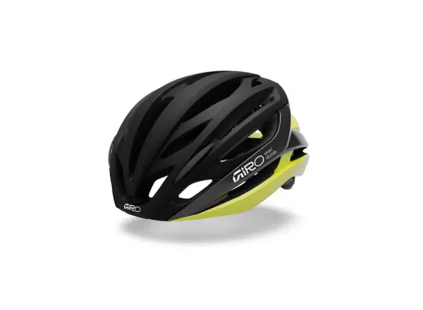Giro Syntax MIPS silniční přilba Mat Black/Gloss Hi Viz Yellow