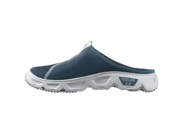 Salomon Reelax Slide 6.0 pánské pantofle Blue Ashes/White/Pearl blue