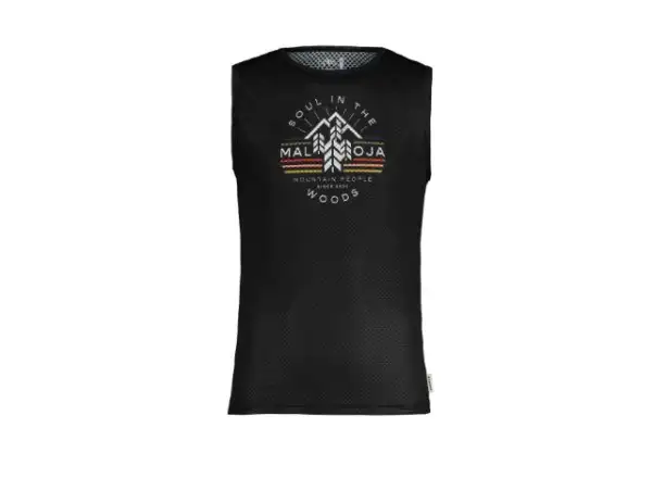 Maloja TrunkM. pánské spodní triko bez rukávů moonless logo