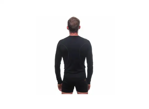 Sensor Merino Active pánské triko dlouhý rukáv černá