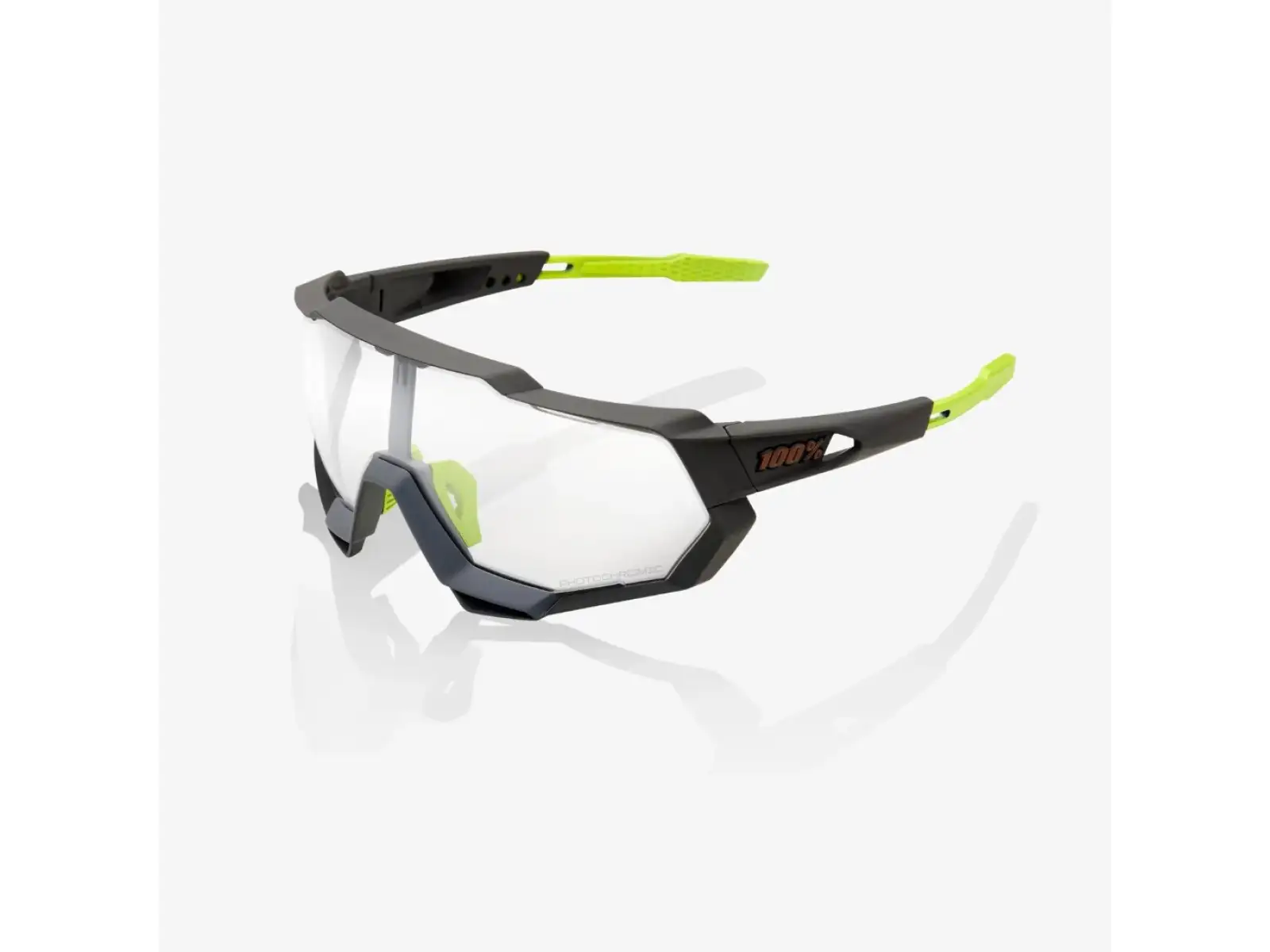 100% Speedtrap sportovní brýle Soft Tact Cool Grey/Photochromic