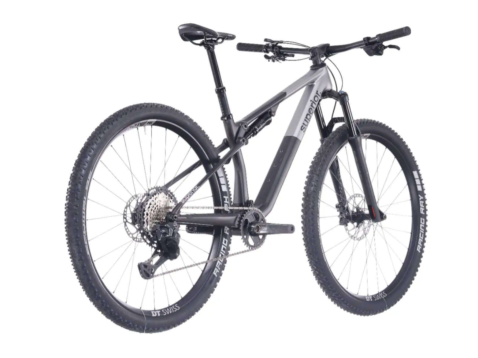 Superior XF 9.7 RC celoodpružené kolo Matte Carbon/Smoke Chrome