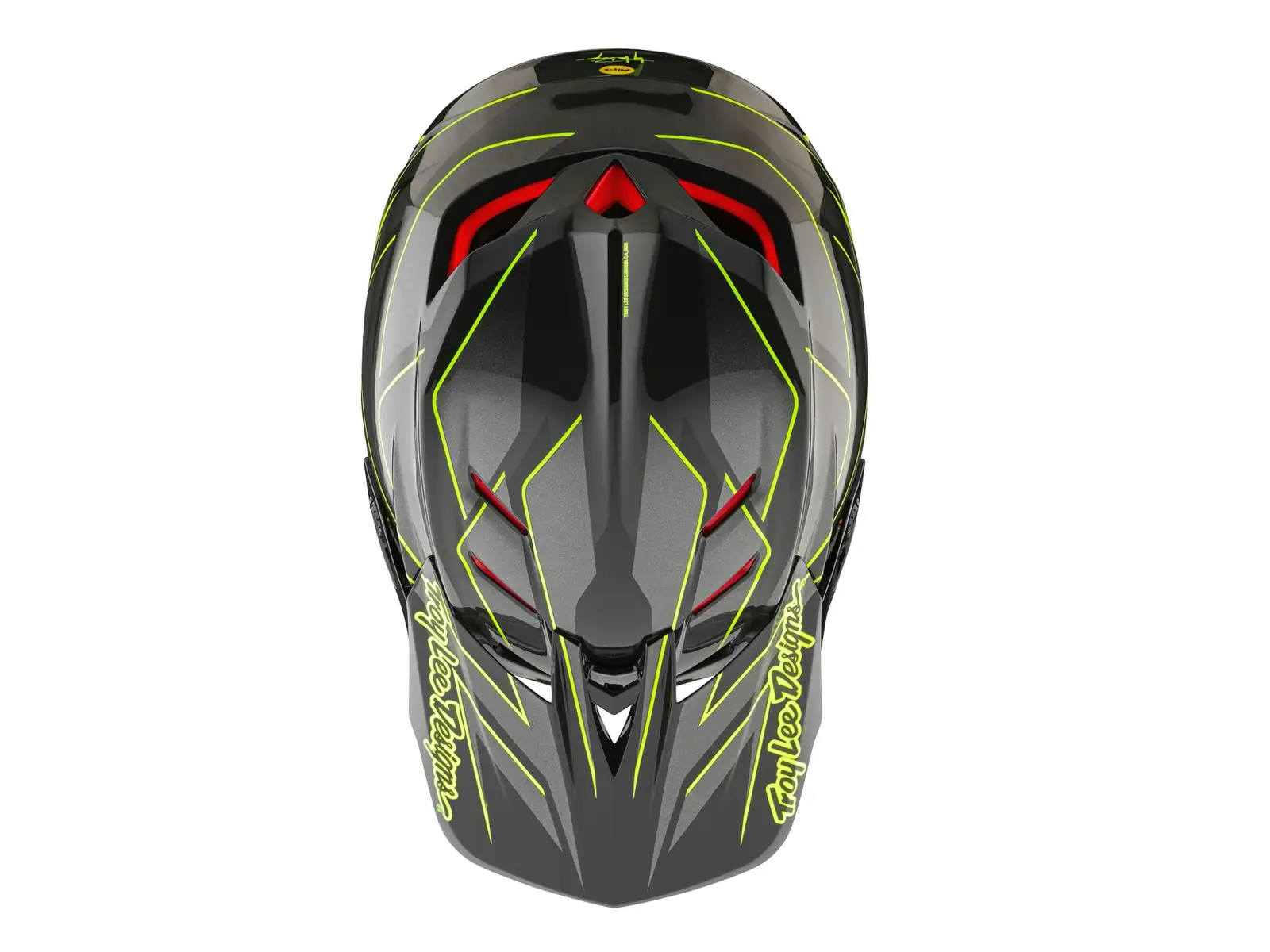 Troy Lee Designs D4 Composite Ghostwing přilba Gray