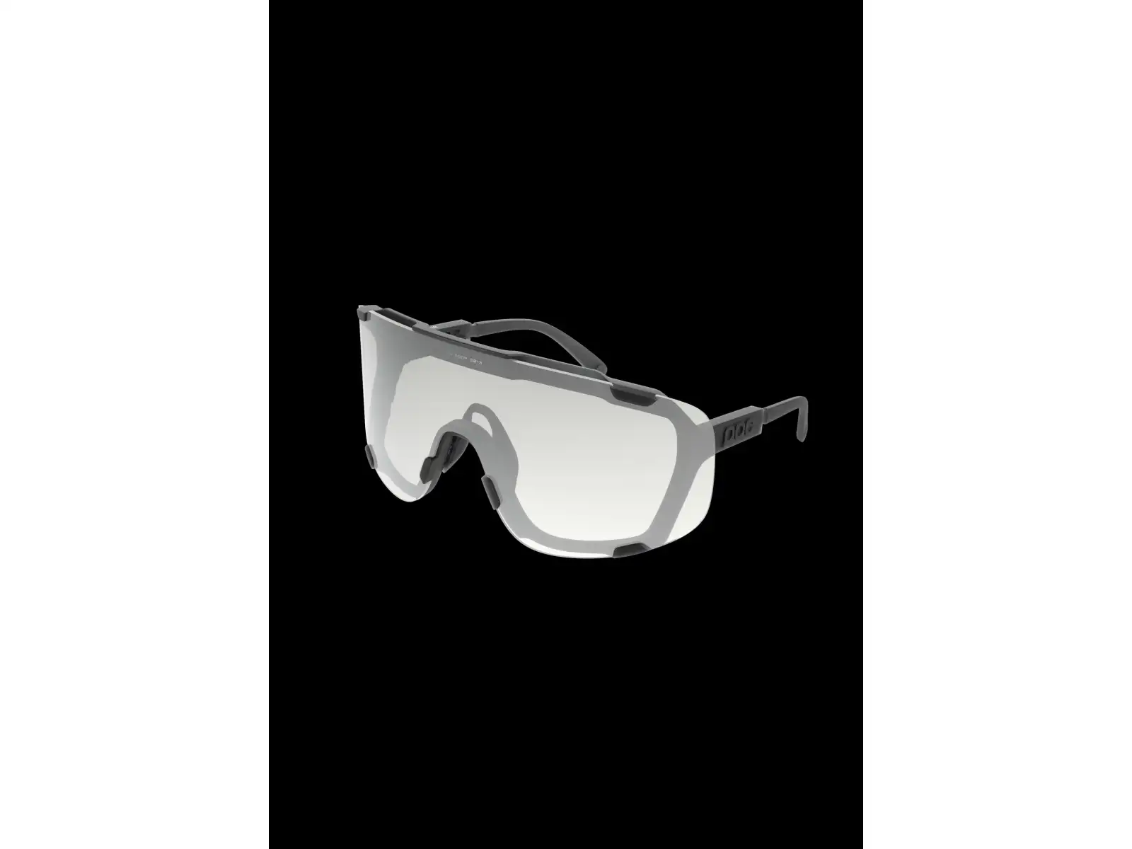 POC Devour WF Photochromic sluneční brýle Translucent Black/Clarity Photochromic/Changeable Grey