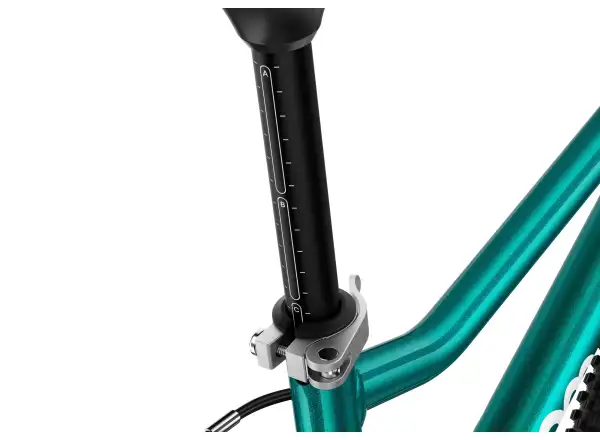 Woom GO 4 Metallic Turquoise 20 dětské kolo