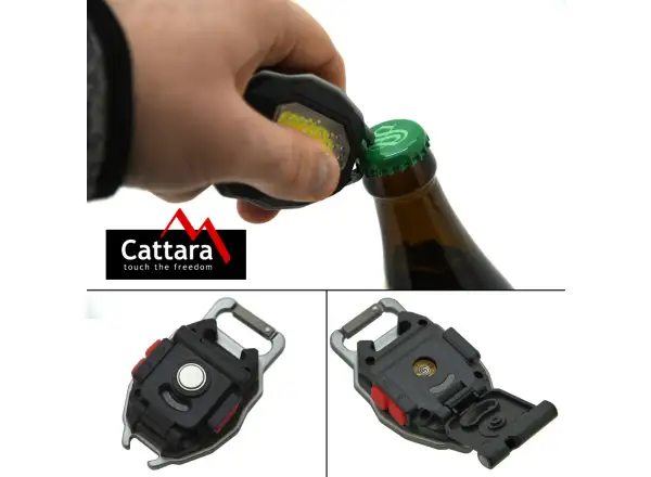 Cattara svítilna COB 560 lm Multi emblem se zapalovačem