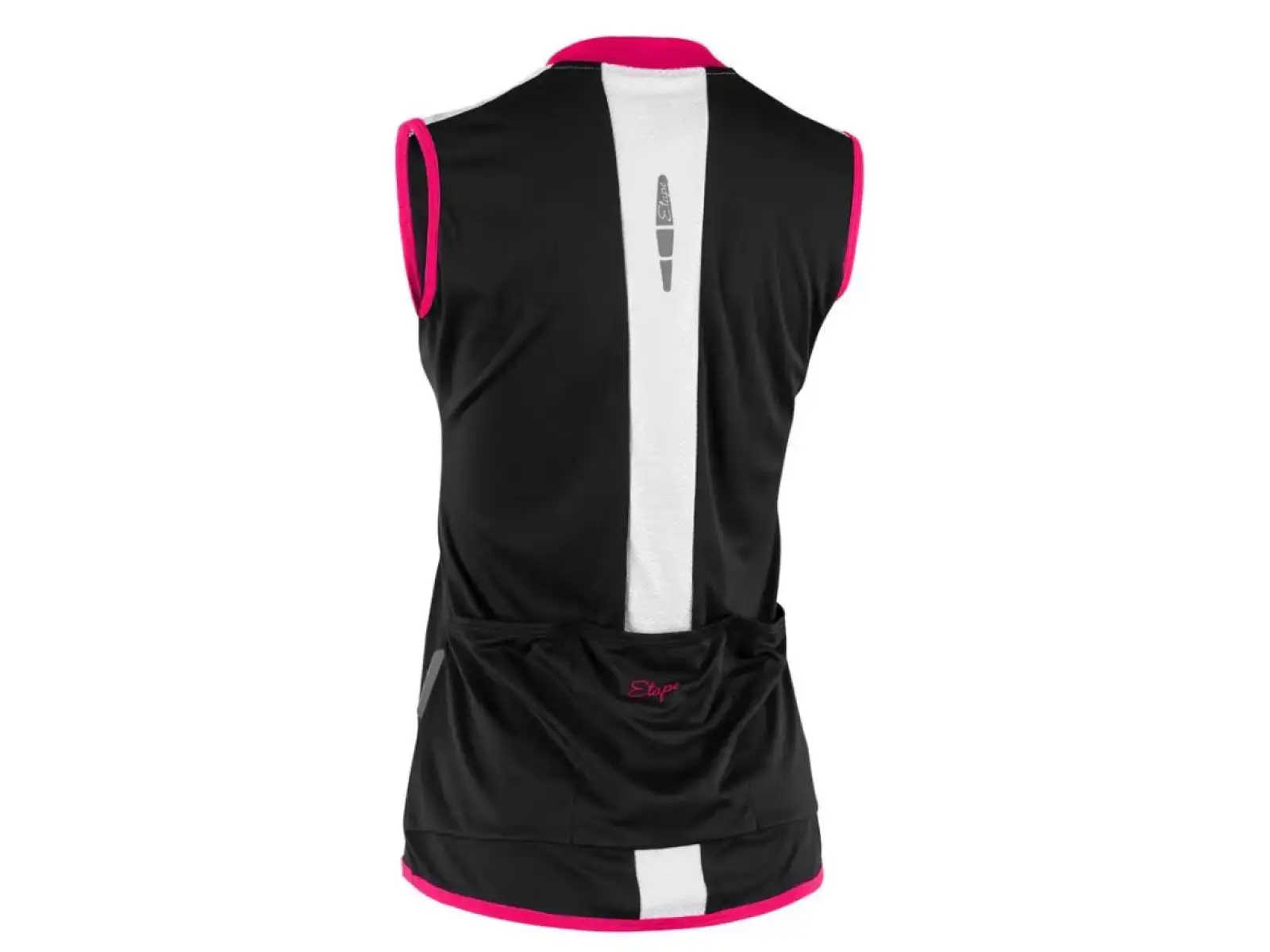 Etape Pretty dámský dres bez rukávů černá/růžová