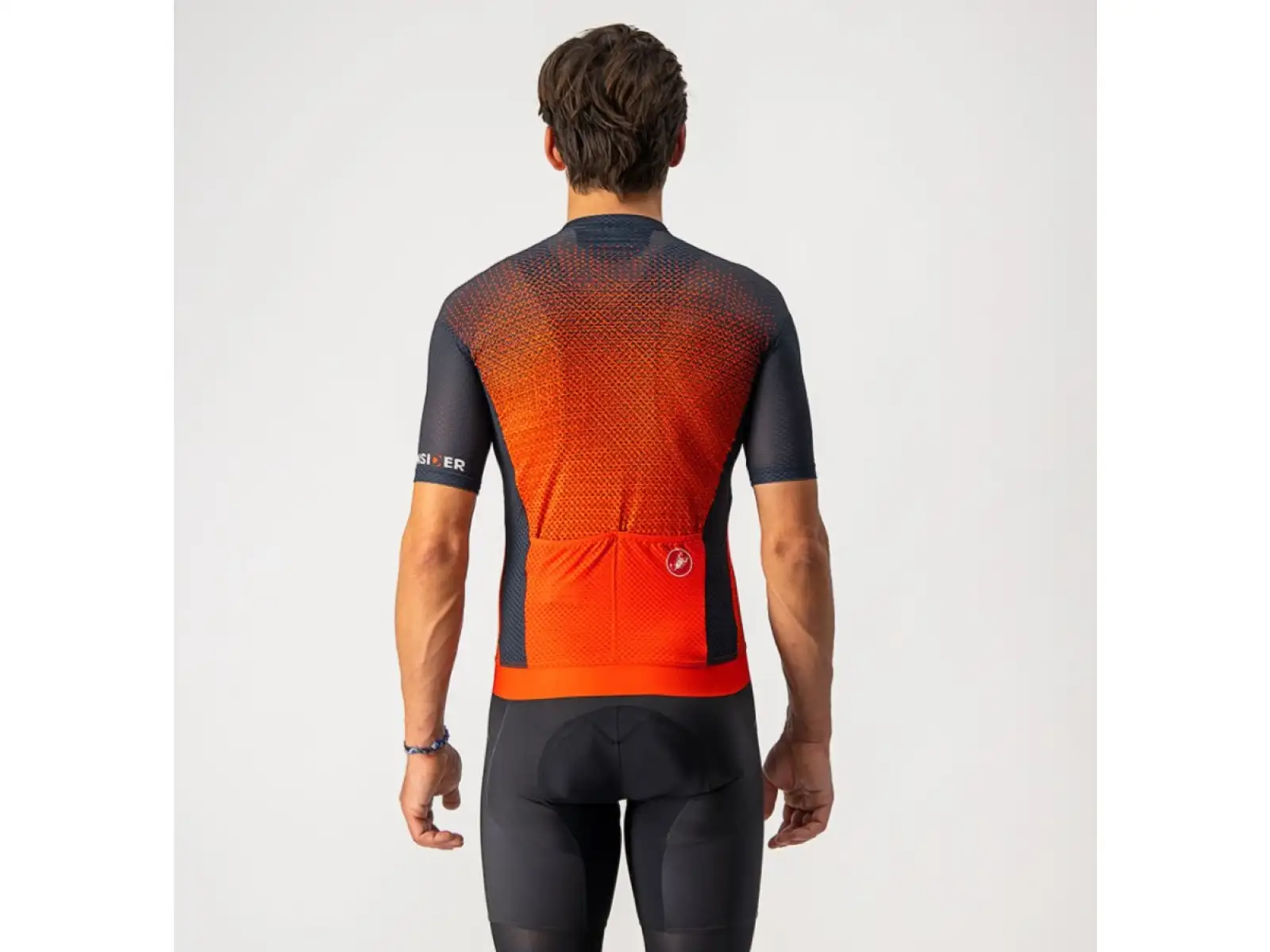 Castelli Insider pánský dres krátký rukáv fiery red/savile blue
