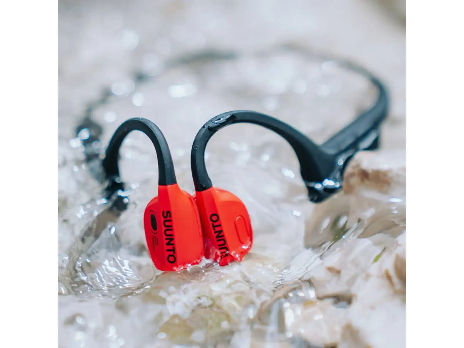 Suunto Wing sluchátka s nabíjecí stanicí Lava Red