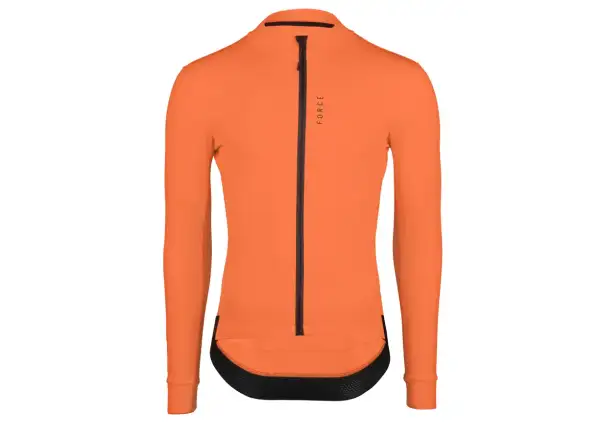 Force Endless cyklistický dres dlouhý rukáv oranžová